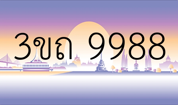 3ขถ 9988